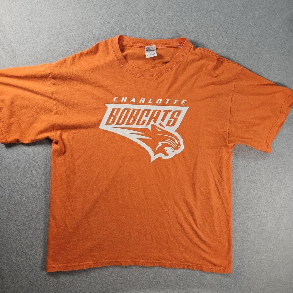 Charlotte Bobcats Shirt XL Orange Coca Cola Family Fun Nights Charlotte Observer
